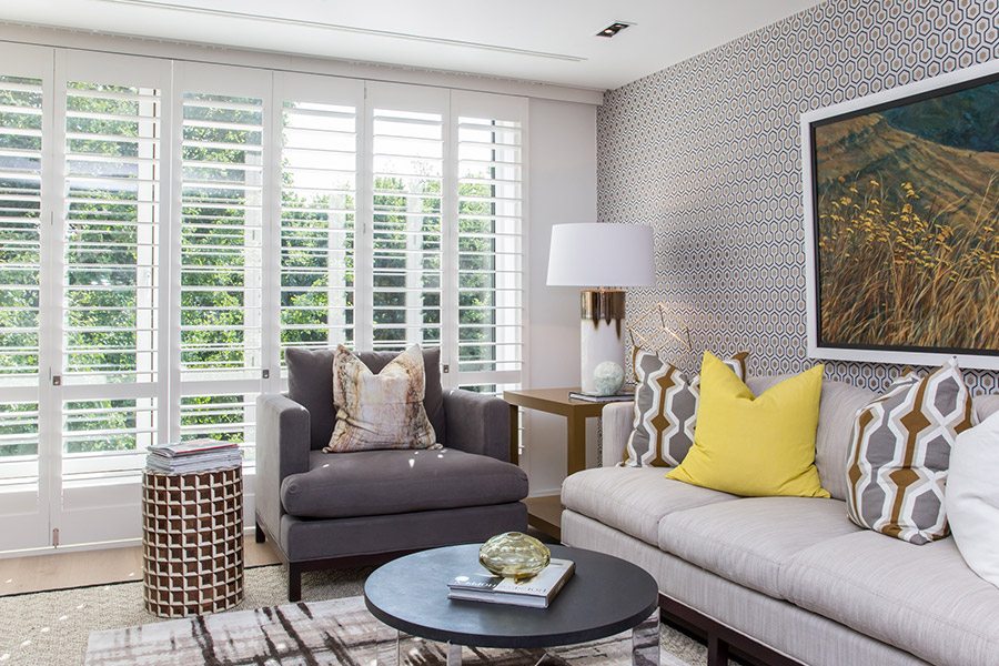 Living Room Shutters, Eden House Shutters, Berkshire