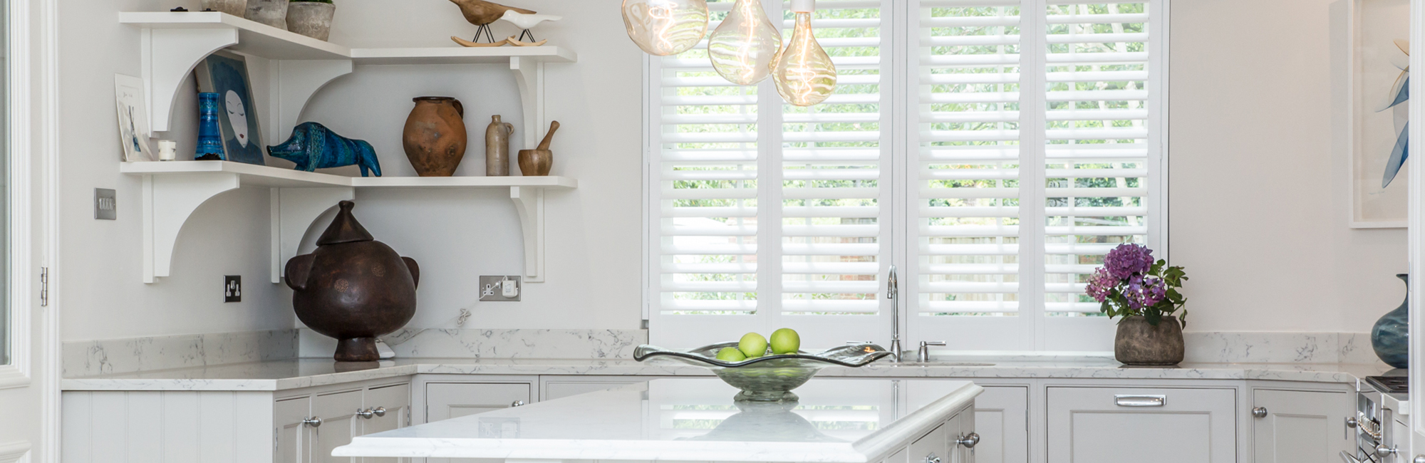 Kitchen Shutters, Eden House Shutters, Berkshire